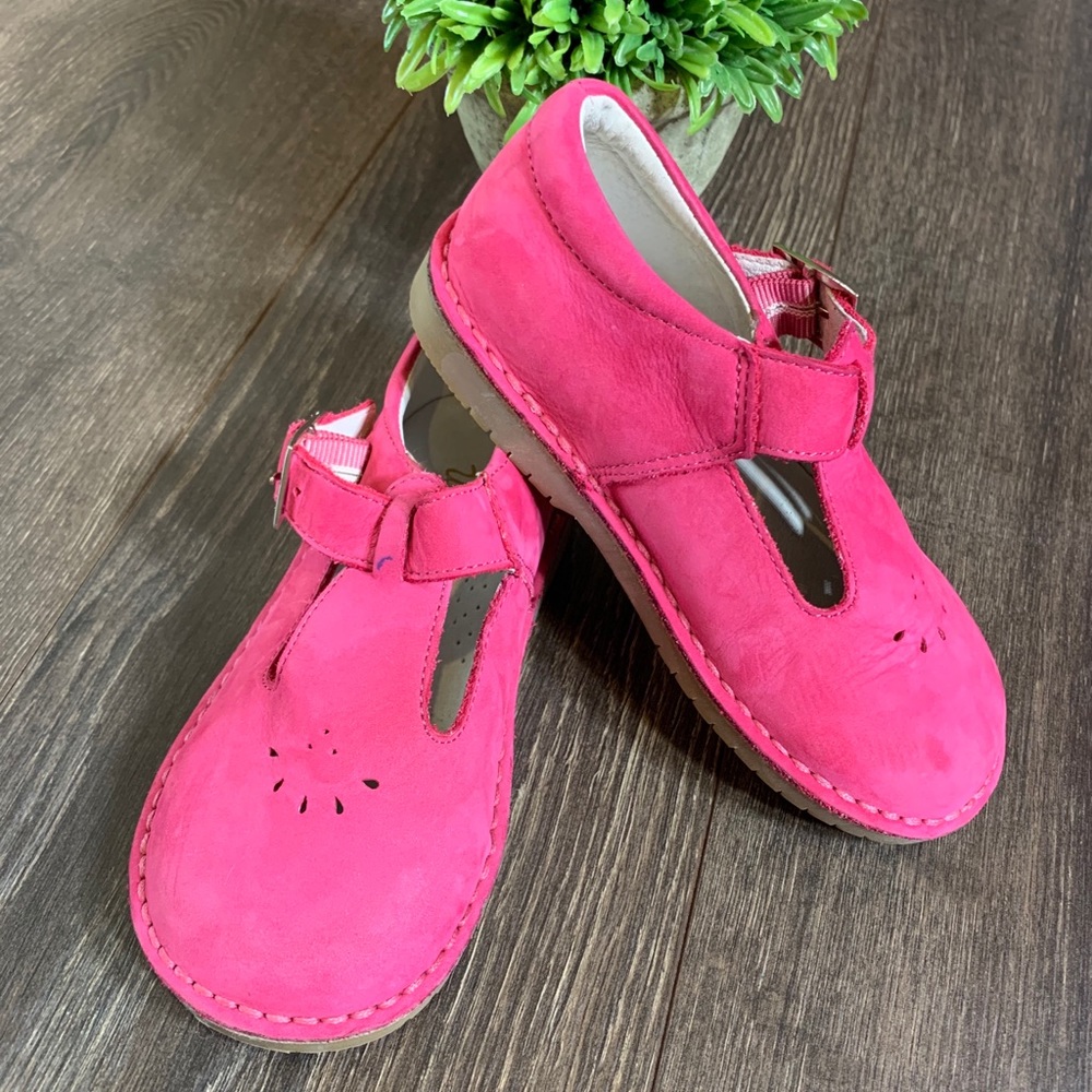 Willits pink suede Mary Jane shoes 11